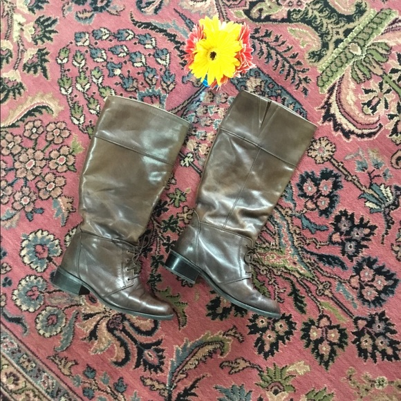 Vtg. Blondo Waterproof Leather Riding Boots - Picture 5 of 6